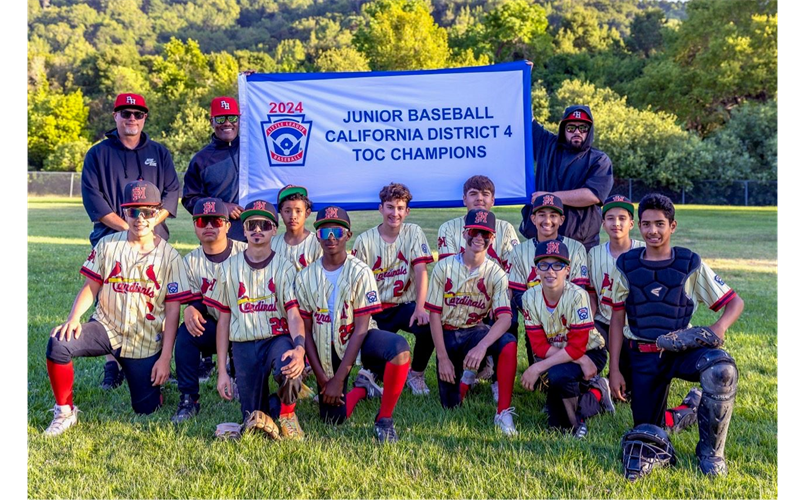 PHLL 2024 Junior Baseball CA D4 TOC Champions